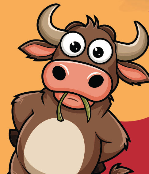 Simply Beef Jerky mascot — whole muscle, 100% real beef